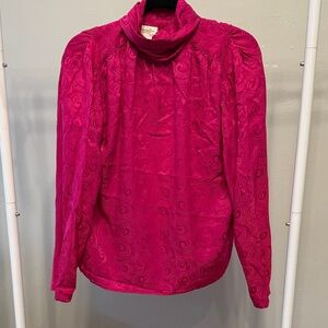 Dior vintage silk pink blouse top shirt